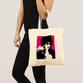 Elvira popart 1 tote bag (Voorkant (product))