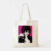 Elvira popart 1 tote bag (Achterkant)