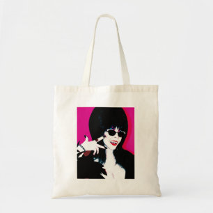 Elvira popart 1 tote bag
