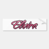 Elvira roze Aufkleber Sticker (Voorkant)
