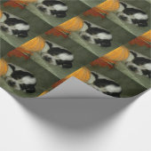 ELVIS, Blue roan &tan american cocker spaniel pup Cadeaupapier (Hoek)