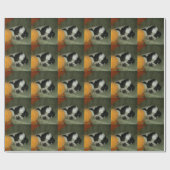 ELVIS, Blue roan &tan american cocker spaniel pup Cadeaupapier (Vlak)