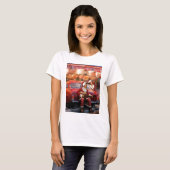 Elvis en Marilyn Kerstmis T-shirt (Voorkant volledig)