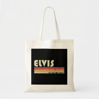 ELVIS Gift Name Personalized Funny Retro  B Tote Bag