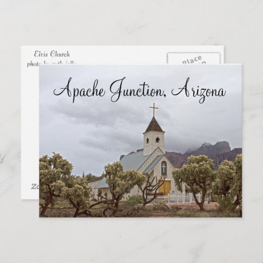 Elvis kerk, Apache Junction, Arizona Briefkaart (Voorkant / Achterkant)