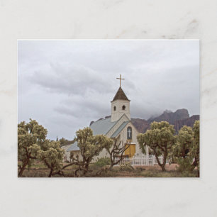 Elvis-kerk in de bergen van de superstitie briefkaart
