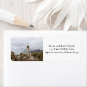 Elvis-kerk in de bergen van de superstitie etiket (Insitu)