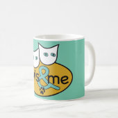 "Elvis & ME" 11 oz Aqua Classic Mok (Voorkant rechts)