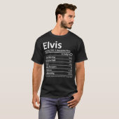 ELVIS Nutrition Funny Birthday Persoonlijke benami T-shirt (Voorkant volledig)