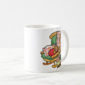 Elvis op de mok van de schommelstoel (Voorkant rechts)