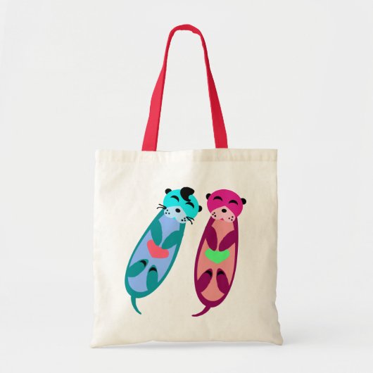 Elvis Otter en Friend #1 Tote Bag (Voorkant)