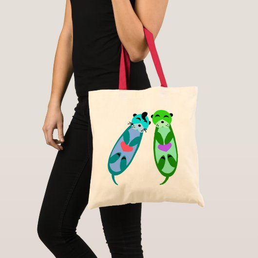Elvis Otter en Friend #2 Tote Bag (Voorkant (product))