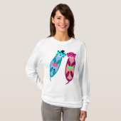 Elvis Otter & Vriend met harten T-shirt (Voorkant volledig)