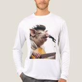 elvis pigley Tri-Blend shirt (Voorkant volledig)