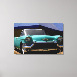 Elvis Presley's Green Cadillac Converteerbaar in Canvas Afdruk