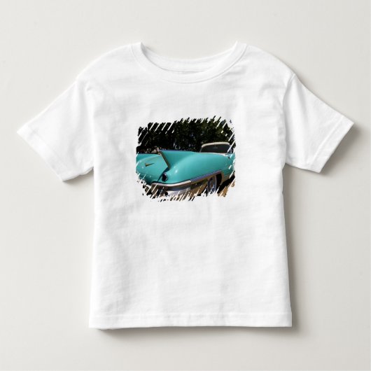 Elvis Presley's Green Cadillac Converteerbaar in Kinder Shirts (Voorkant)