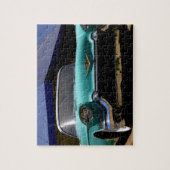 Elvis Presley's Green Cadillac Converteerbaar in Legpuzzel (Verticaal)