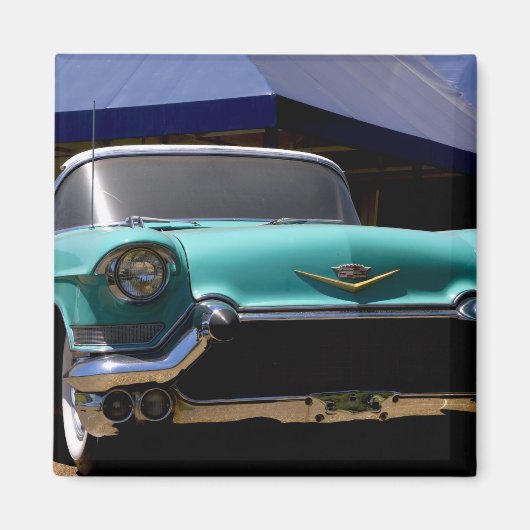 Elvis Presley's Green Cadillac Converteerbaar in Magneet (Voorkant)