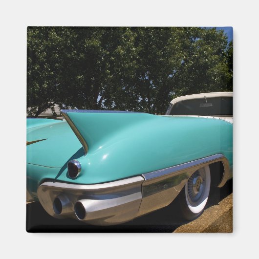 Elvis Presley's Green Cadillac Converteerbaar in Magneet (Voorkant)