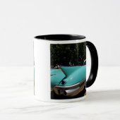 Elvis Presley's Green Cadillac Converteerbaar in Mok (Voorkant rechts)