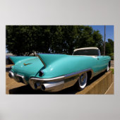 Elvis Presley's Green Cadillac Converteerbaar in Poster (Voorkant)