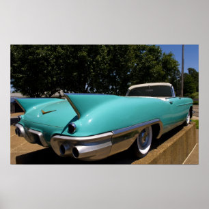 Elvis Presley's Green Cadillac Converteerbaar in Poster
