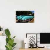 Elvis Presley's Green Cadillac Converteerbaar in Poster (Thuiskantoor)