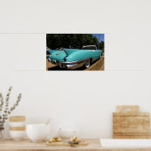 Elvis Presley's Green Cadillac Converteerbaar in Poster (Keuken)