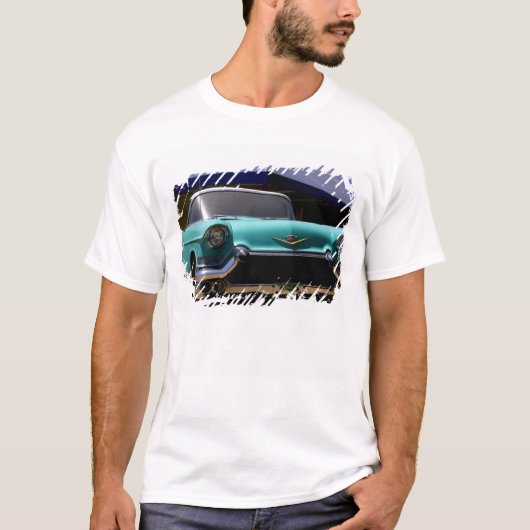Elvis Presley's Green Cadillac Converteerbaar in T-shirt (Voorkant)
