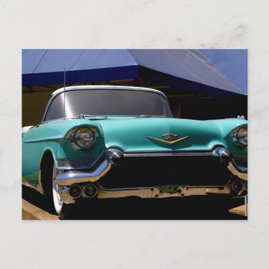 Elvis Presley's Green Cadillac Convertible in Briefkaart (Voorkant)