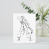 Elvish Blade Briefkaart (Staand voorkant)