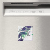 Elvish face - digital tekening, fantasy Art Magnet (Insitu (Vaatwasser))