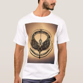 Elvish Wing Embleem: Gotische Mechanische Insignes T-shirt (Voorkant)