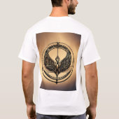 Elvish Wing Embleem: Gotische Mechanische Insignes T-shirt (Achterkant)