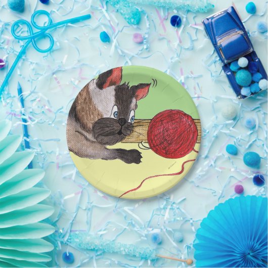 Elvis's Red Yarn Paper Bord (Feest)