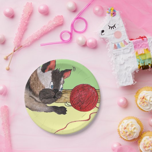 Elvis's Red Yarn Paper Bord (Feest)