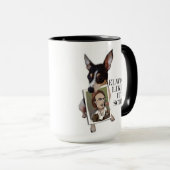 Elwood ziet het als schotel-Mok Mok (Voorkant rechts)