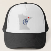 Ely Minnesota MN Shirt Trucker Pet (Voorkant)