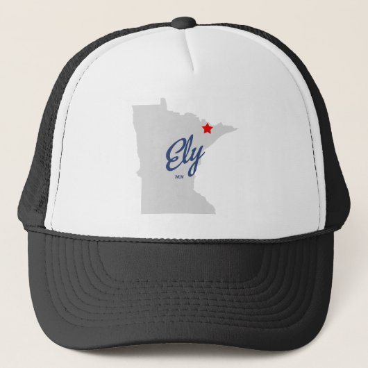 Ely Minnesota MN Shirt Trucker Pet (Voorkant)