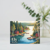 Ely, Minnesota, VS Briefkaart (Staand voorkant)