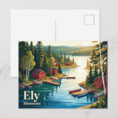 Ely, Minnesota, VS Briefkaart (Voorkant / Achterkant)