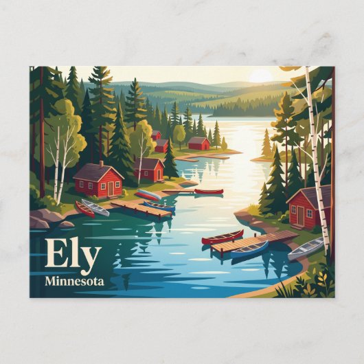 Ely, Minnesota, VS Briefkaart (Voorkant)