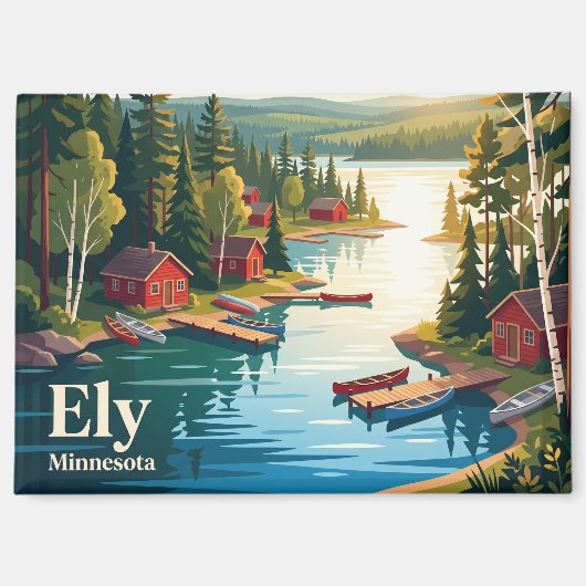 Ely, Minnesota, VS Magneet (Voorkant)