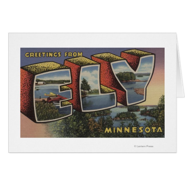 Ely, MinnesotaLarge Letter ScenesEly, MN (Voorkant Horizontaal)
