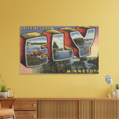 Ely, MinnesotaLarge Letter ScenesEly, MN Canvas Afdruk (Insitu (Woonkamer))