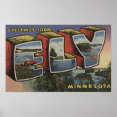 Ely, MinnesotaLarge Letter ScenesEly, MN Poster (Voorkant)