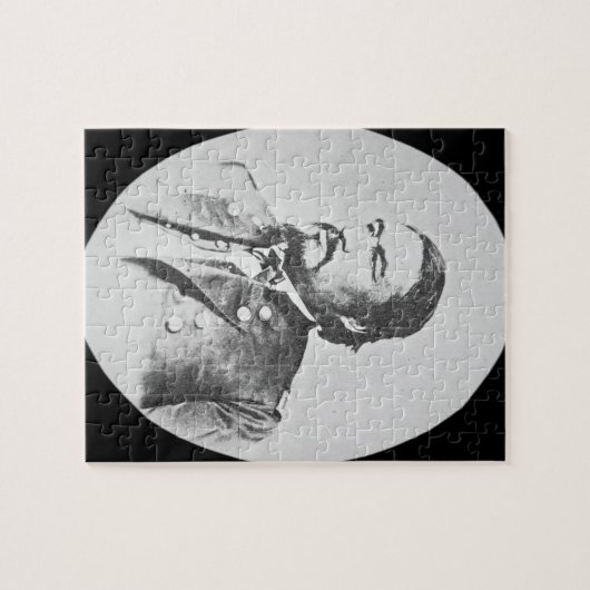 Ely Samuel Parker (1828-95) Seneca Chief and Feder Legpuzzel (Horizontaal)