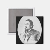 Ely Samuel Parker (1828-95) Seneca Chief and Feder Magneet (Voorkant / Achterkant)