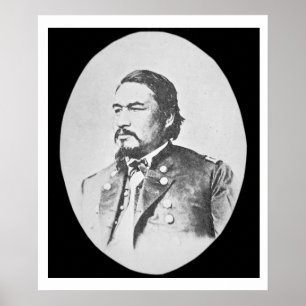 Ely Samuel Parker (1828-95) Seneca Chief and Feder Poster