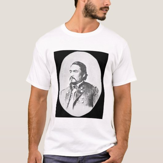 Ely Samuel Parker (1828-95) Seneca Chief and Feder T-shirt (Voorkant)